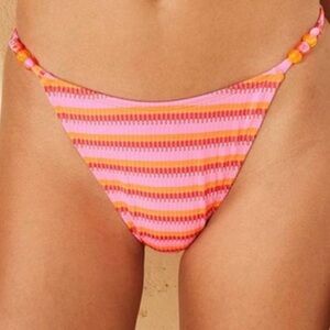 Wild‎ Fable Vibrant Pink and Orange Bikini Bottom, Size L, NWOT